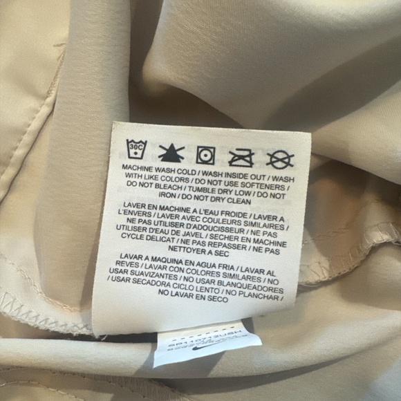 NIKEGOLF Women's Light Khaki Beige Tour Performance Dri-Fit Crop Pants Size 14 - Picture 9 of 9